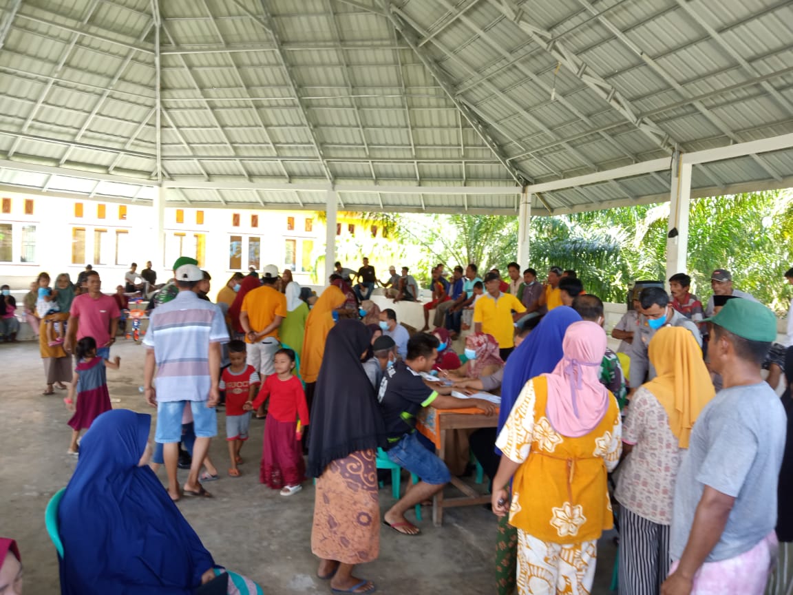 Gebyar Vaksin di Nagari Teluk Ampalu Inderapura