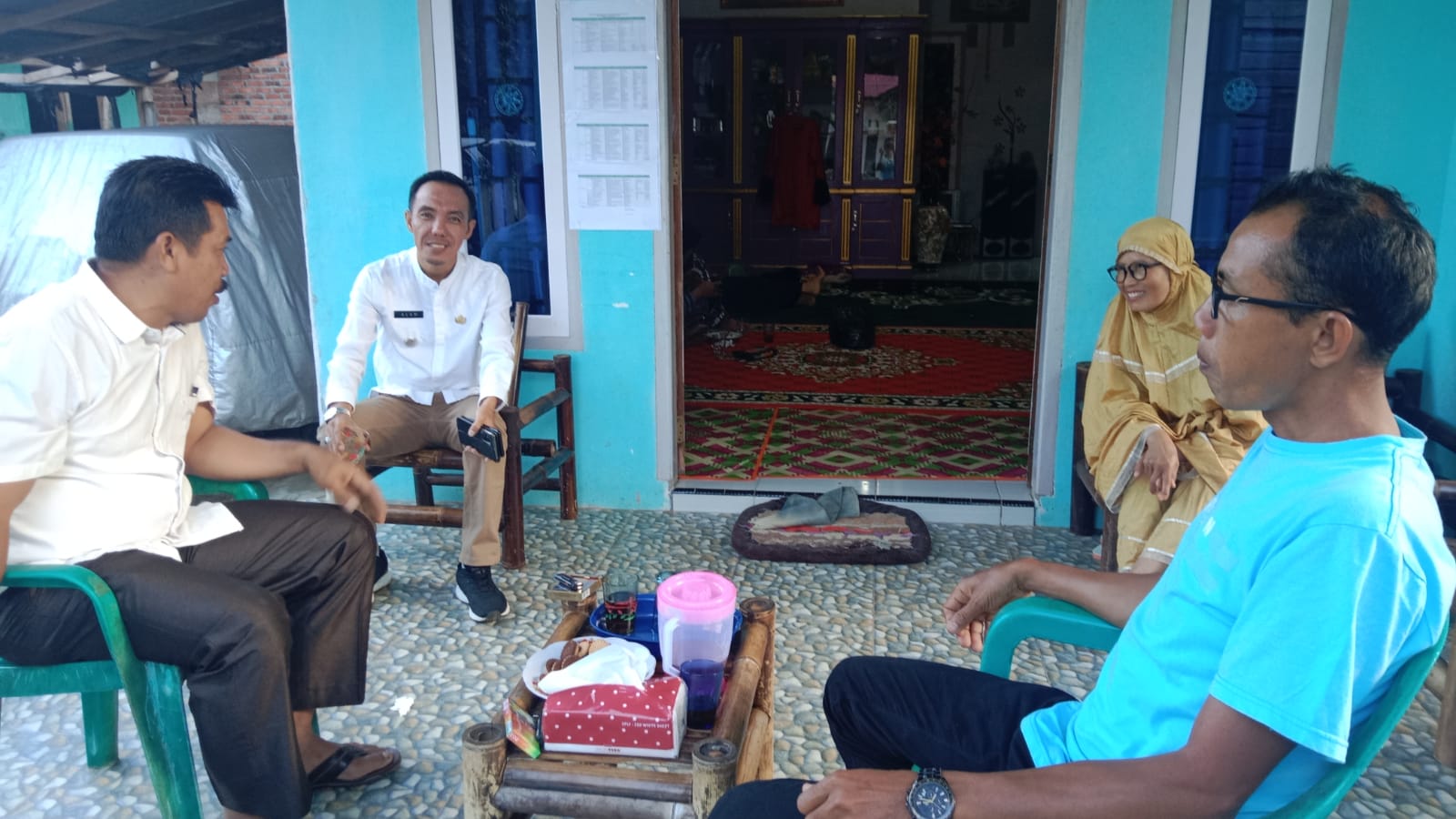 Kunjungan Camat Ranah Ampek Hulu Tapan ke Pemondokan Kafillah MTQ