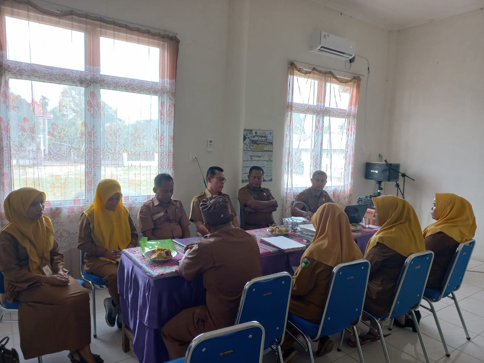 Kunjungan Dinas Perpustakaan dan Kearsipan Kabupaten Pesisir Selatan 