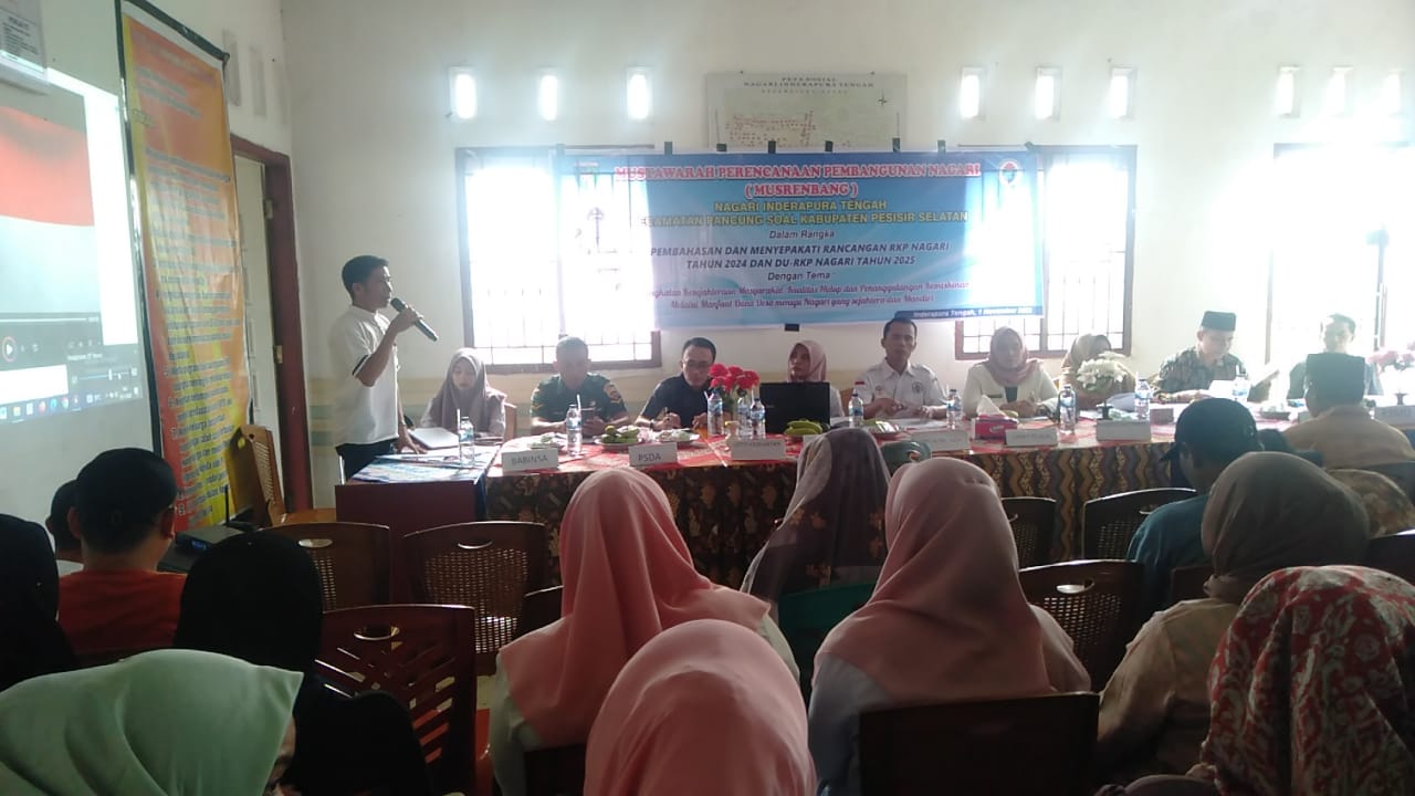 Musrenbang Nagari Inderapura Tengah 