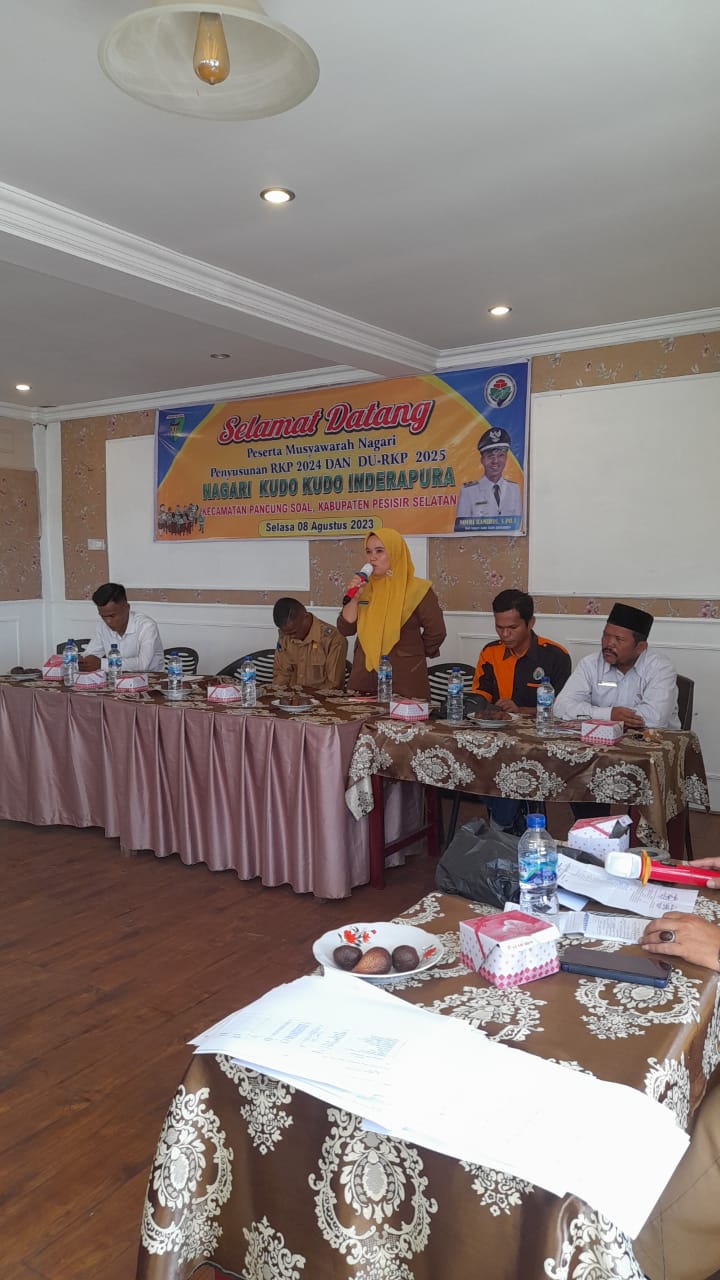 Musyawarah Nagari Penyusunan RKP di Nagari Kudo-Kudo Inderapura