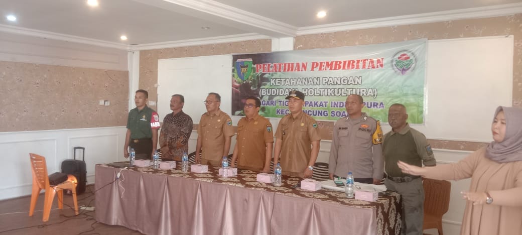 Pelatihan Pembibitan Ketahanan Pangan Nagari Tigo Sepakat Inderapura 