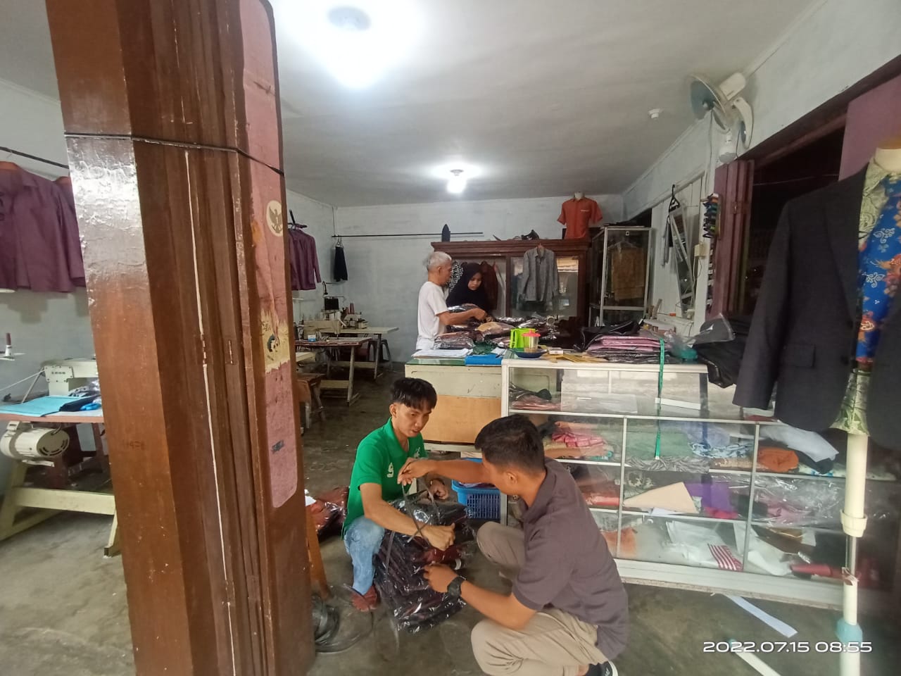 Penjemputan Baju Seragam Peserta MTQ