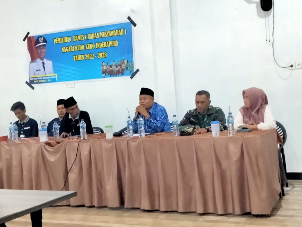 Rapat Pemilihan Bamus Nagari Kudo-Kudo Inderapura