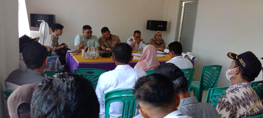 Rapat Penentuan Peta Batas Nagari dengan Pihak Ketiga