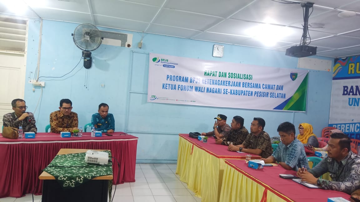 Rapat dan Sosialisasi Program BPJS Ketenagakerjaan