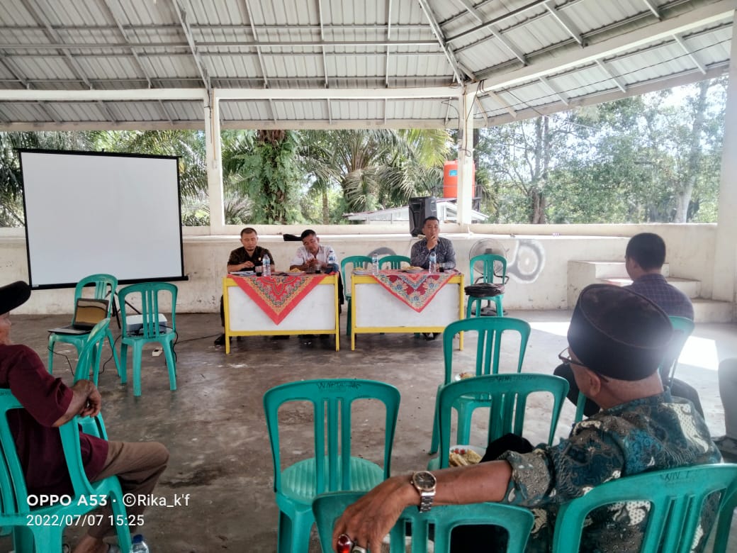 Sosialisasi dan Pembentukan TPPBN Nagari di Nagari Tluk Amplu Inderapura