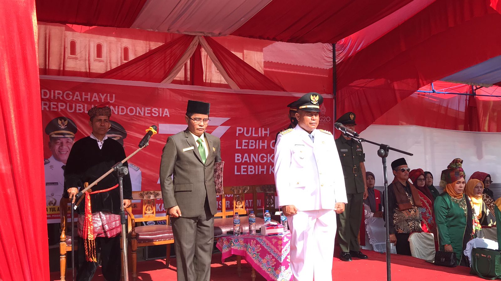 Upacara Bendera Memperingati Hut RI ke 77