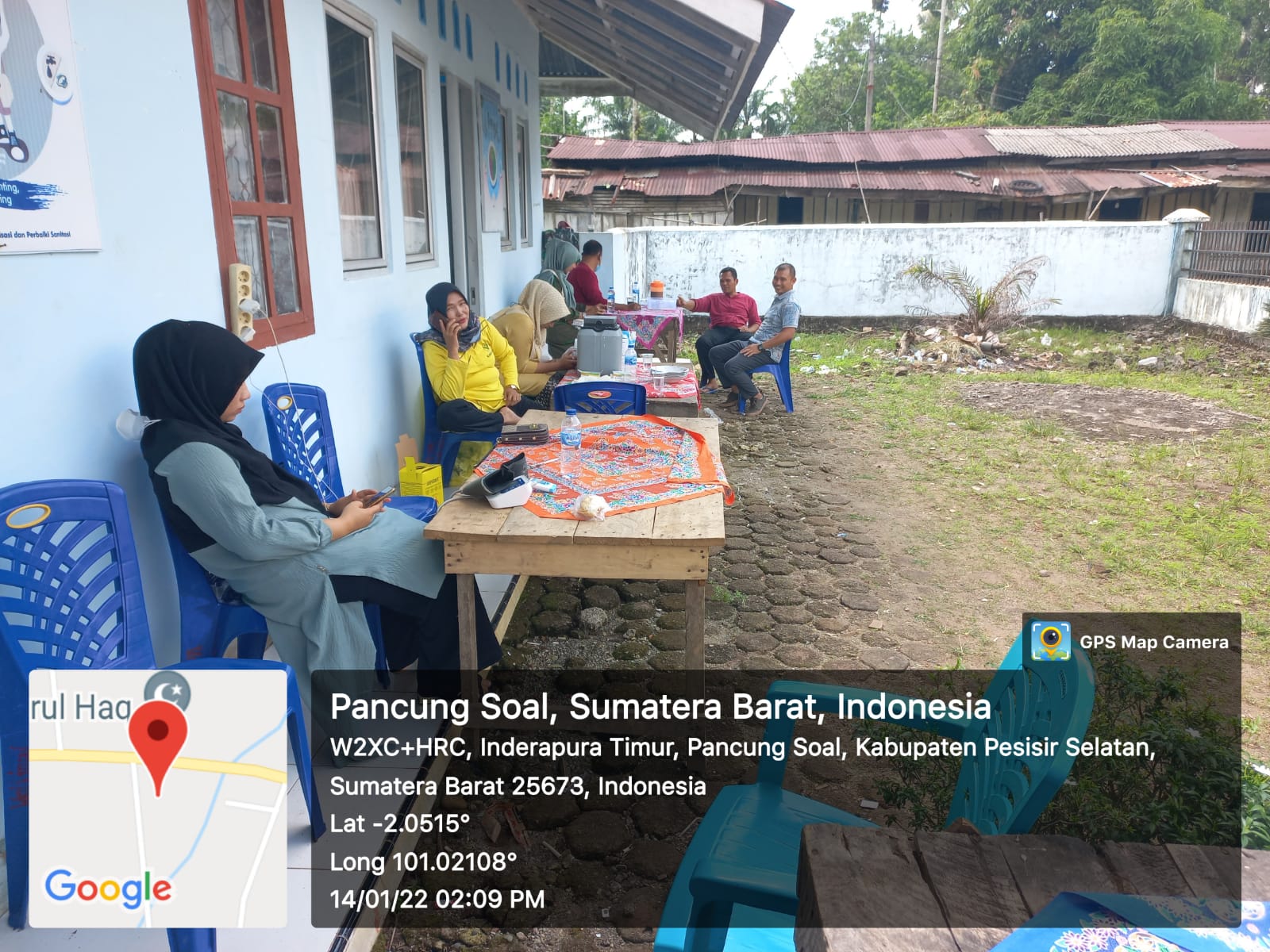 Vaksinasi di Kampung Sungai Gemuruh Nagari Inderapura Selatan